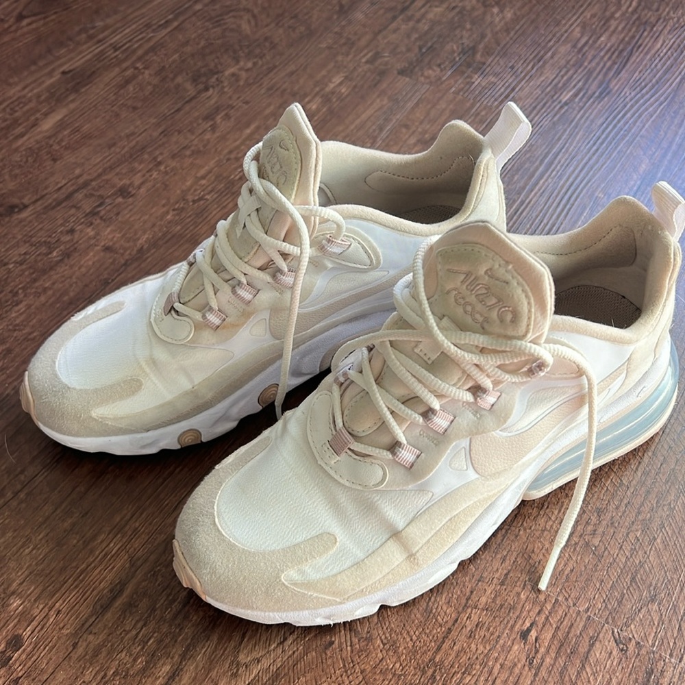 Women’s Nike Air Max 270 React Summit White Orewood Brown